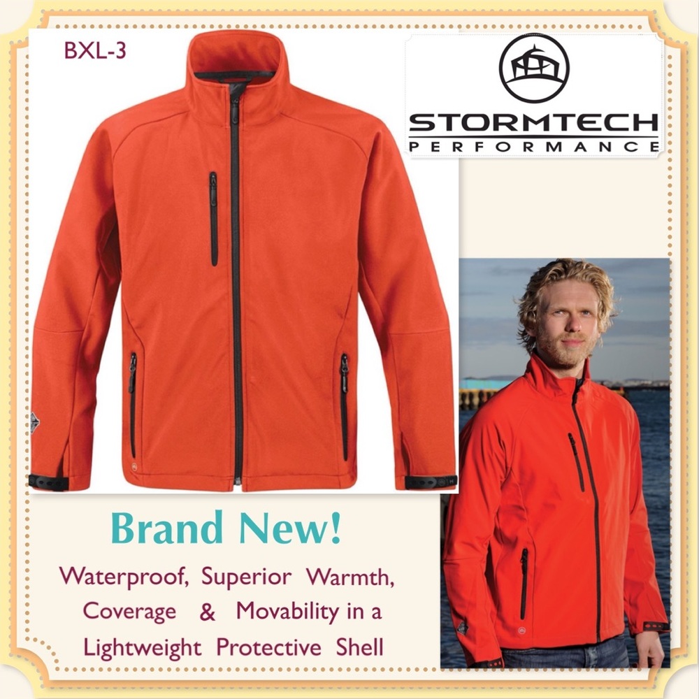 🆕 High Performance STORMTECH BXL-3 Mens Multi-Use Sports Jacket Chipotle L NWT